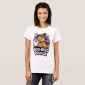 Boo-Dred Dragon Halloween Artwork T-Shirt (Vorne ganz)