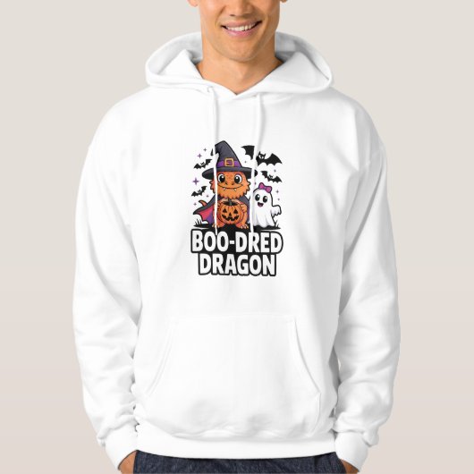 Boo-Dred Dragon Halloween Design Hoodie (Vorderseite)