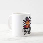 Boo-Dred Dragon Halloween Design Kaffeetasse (Vorderseite Links)