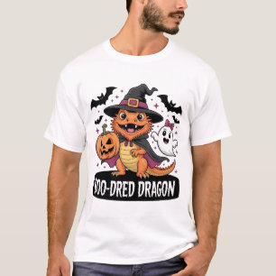 Boo-Dred Dragon Halloween Illustration T-Shirt