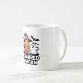 Boo-Dred Dragon Niedlich Halloween Art Kaffeetasse (VorderseiteRechts)