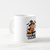 Boo-Dred Dragon Niedlich Halloween Art Kaffeetasse (Vorderseite Links)