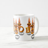 Boo! Drei Niedliche Ghostien Kaffeetasse (VorderseiteRechts)