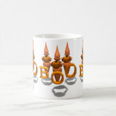 Boo! Drei Niedliche Ghostien Kaffeetasse (Mittel)