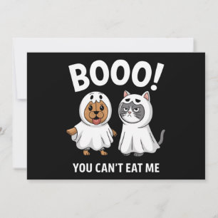 Boo, du kannst mich nicht essen Hunde und Katzen l Einladung