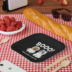 Boo, du kannst mich nicht essen Hunde und Katzen l Pappteller