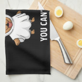 Boo, du kannst mir zu Halloween keine Hunde und Ka Geschirrtuch (Viertel Falte)