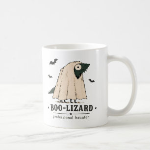 Boo Echse Bartagame Halloween Geist Kunst Kaffeetasse