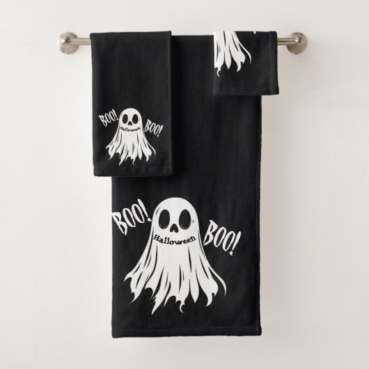BOO! - Ein grinsender Grinsen Badhandtuch Set (Insitu)