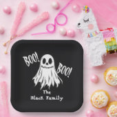 BOO! - Ein grinsender Grinsen Pappteller (Party)