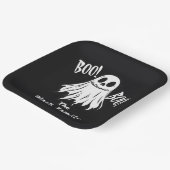 BOO! - Ein grinsender Grinsen Pappteller (Gewinkelt)