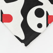 Boo Emoji Geist Fleecedecke (Ecke)