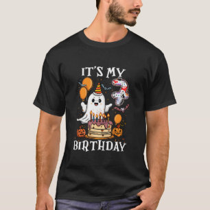Boo Es ist mein siebter Geburtstag Halloween Geist T-Shirt