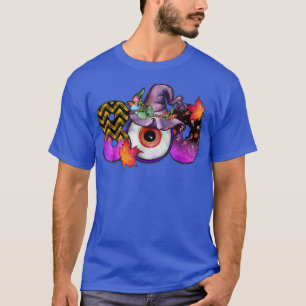Boo Eye Pumpkin Halloween Ghost Kostüm Leopard 24 T-Shirt