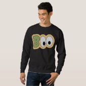 BOO Eyeballs Halloween Art Sweatshirt (Vorne ganz)