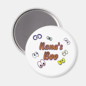 BOO EYES NANA MAGNET (Vorderseite/Rückseite)