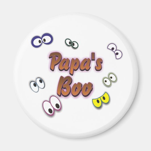BOO EYES PAPA MAGNET (Vorne)