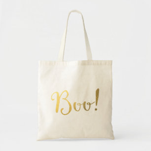 BOO! Falscher Gold-Look Herbst-Halloween-Fest Tragetasche