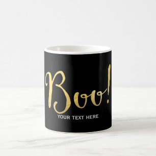 BOO! Falsches Gold Halloween Festlich Kaffeetasse