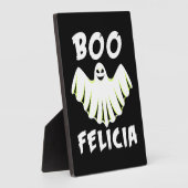 Boo Felicia Halloween Design Fotoplatte (Seite)