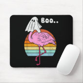 Boo Flamingo Ghost Soky Halloween Costume Bird Ani Mousepad (Mit Mouse)