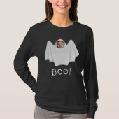 BOO! Foto Ghost gespenstisch beängstigend Hallowee T-Shirt (Vorderseite)