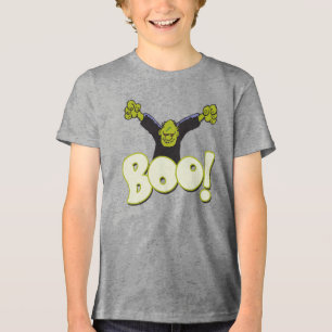 BOO Frankenstein Monter Halloween Cartoon Spaß Tri-Blend Shirt