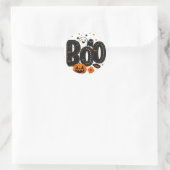 BOO Frankenstein Stitch Halloween-Party Runder Aufkleber (Tasche)