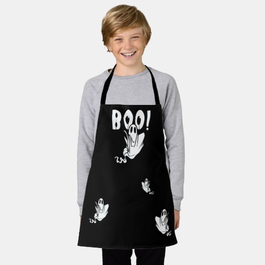 BOO! Friendly Ghosts Halloween Schürze (Getragen)