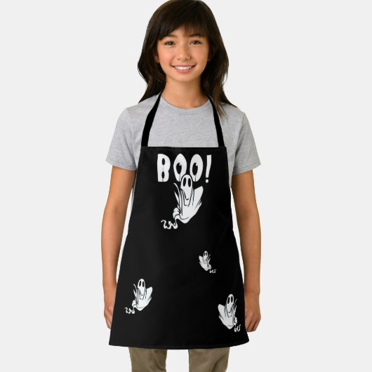 BOO! Friendly Ghosts Halloween Schürze (Insitu)