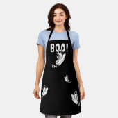 BOO! Friendly Ghosts Halloween Schürze (Getragen)