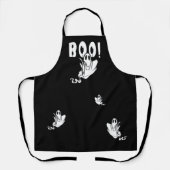 BOO! Friendly Ghosts Halloween Schürze (Vorderseite)