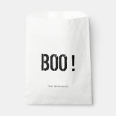 Boo | Frohe Halloween Geschenktütchen (Vorderseite)