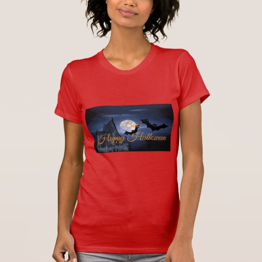 Boo Frohes Halloween T-Shirt (Vorderseite)