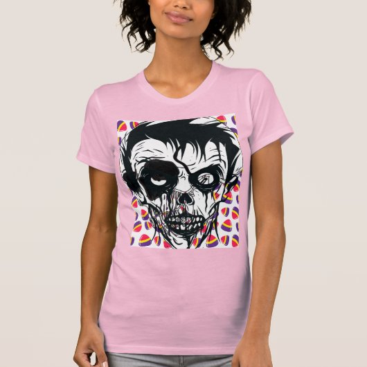 Boo Frohes Halloween T-Shirt (Vorderseite)