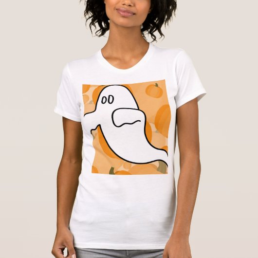 Boo Frohes Halloween T-Shirt (Vorderseite)