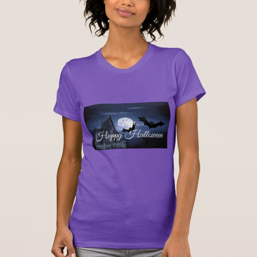 Boo Frohes Halloween T-Shirt (Vorderseite)