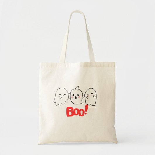 Boo! Fun & Spooky Halloween Tote Bag Tragetasche (Vorne)