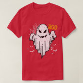 Boo Funny Boo Ghost Bats Trick oder Treat Hallowee T-Shirt (Design vorne)
