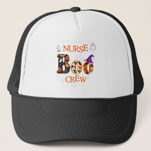 Boo Funny Crew Halloween Doktor Nurse Nursing Boo Truckerkappe