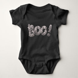 Boo Funny Ghosts Niedlich Baby Boy Girl Halloween  Baby Strampler