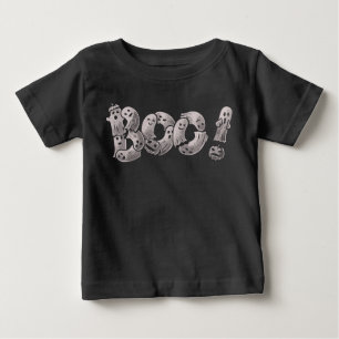 Boo Funny Ghosts Niedlich Baby Boy Girl Halloween T-shirt
