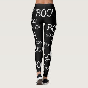Boo! Funny Halloween Boo Hintern Leggings