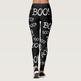 Boo! Funny Halloween Ghost Boo Hintern Leggings