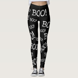 Boo! Funny Halloween Ghost Boo Hintern Leggings