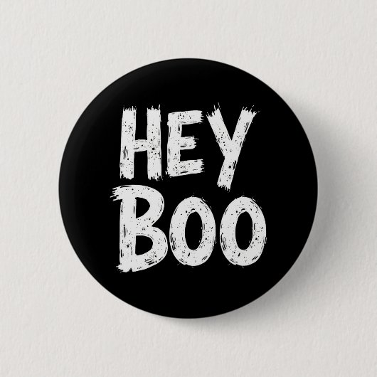 Boo Funny Halloween Ghost Button (Vorderseite)