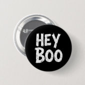 Boo Funny Halloween Ghost Button (Vorne & Hinten)
