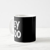 Boo Funny Halloween Ghost Kaffeetasse (Vorderseite Links)