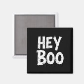 Boo Funny Halloween Ghost Magnet (Vorderseite/Rückseite)