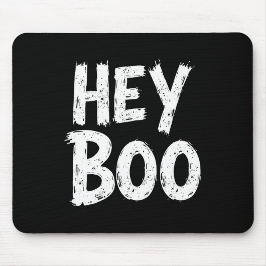 Boo Funny Halloween Ghost Mousepad (Vorne)